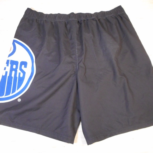 Edmonton Oilers NHL Swim Trunks XL – Official Licensed Board Shorts Black - Picture 2 of 4